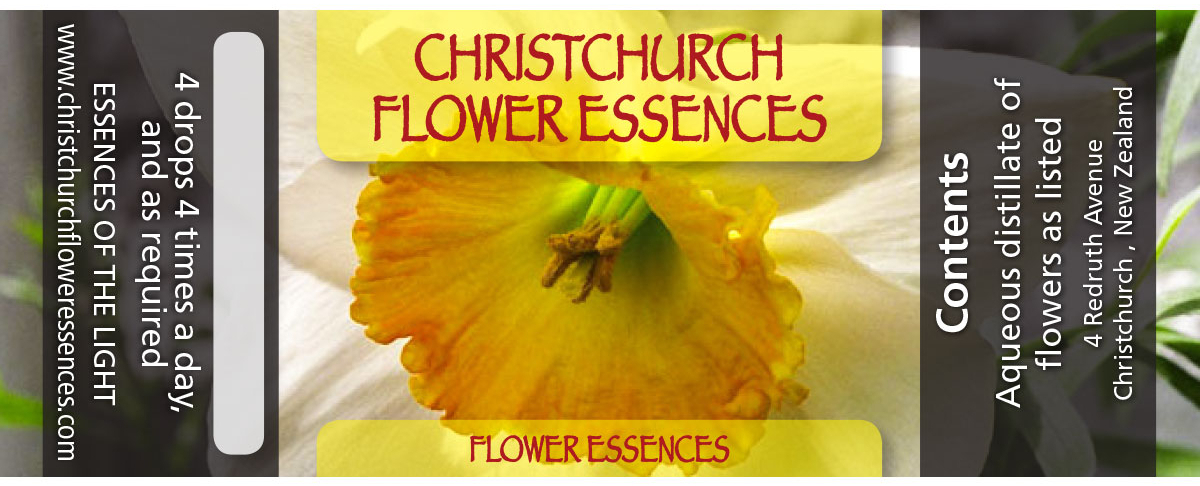 CHCH FlowerEssence labels Dose